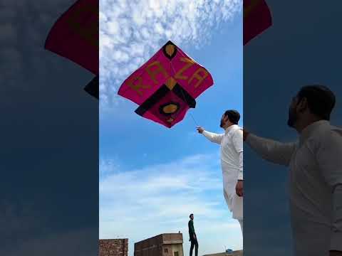 Kite Flying | Patang Bazi | Basant Festival | Beautiful Kite | 6 Tawa | Big Kite