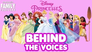 DISNEY PRINCESSES | Find out who are behind the voices of the female protagonists video