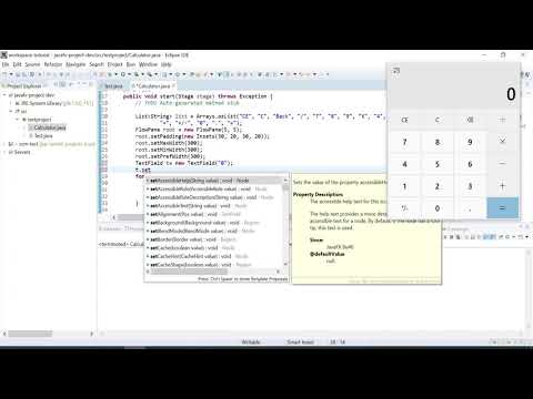 JavaFx - FlowPane - Calculator