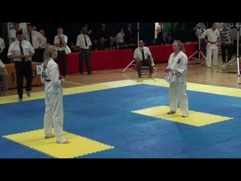 British Karate Kyokushinkai Open 2016 Aoife O'Grady Corcoran v Jaime May Rowlands