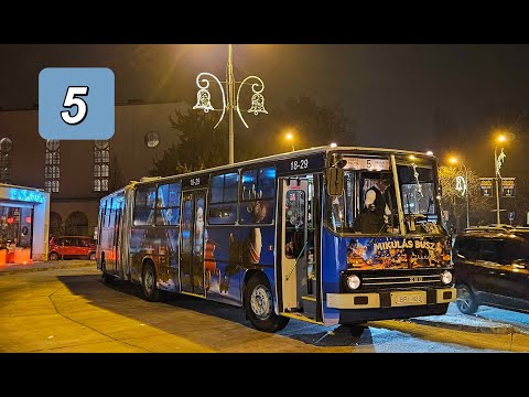 [Full HD] BKV Ikarus 280 - BPI-829 (Mikulásbusz, 5)