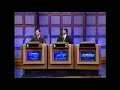 Final Jeopardy 6 12 1998 No Winner