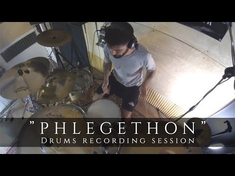 Devangelic - New album "PHLEGETHON" drums recording session