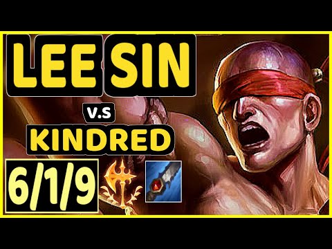 KREOX (LEE SIN) vs KINDRED - 6/1/9 KDA JUNGLE GAMEPLAY - EUW Ranked GRANDMASTER
