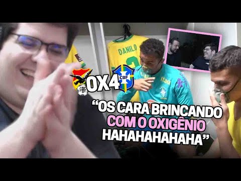 CASIMIRO REAGE: BASTIDORES - BOLÍVIA 0 X 4 BRASIL ft. BELTRÃO (DO MARACANÃ) | Cortes do Casimito