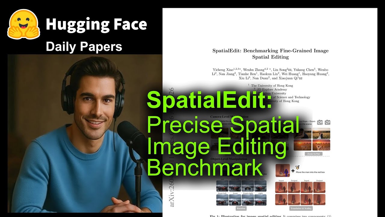 SpatialEdit: Precise Spatial Image Editing Benchmark