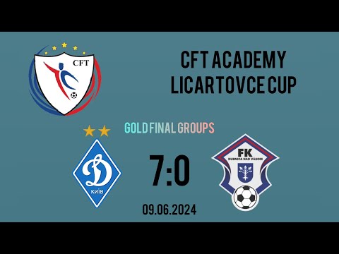09.06.2024p. CFT ACADEMY LICARTOVCE CUP. Gold Final Groups. Динамо 2015 - 7:0 - K Dubnica nad Váhom