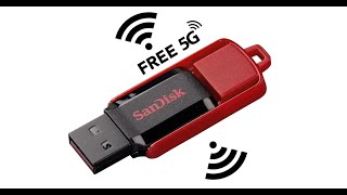 how to make your Old Usb Pen Flash Drive as Free Internet WiFi