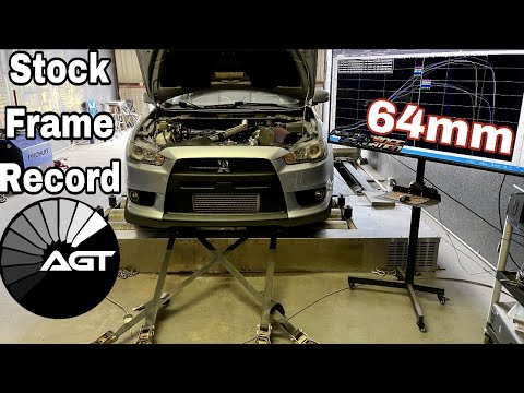 784hp 590tq EvoX stock frame record on a AGT 64mm turbo