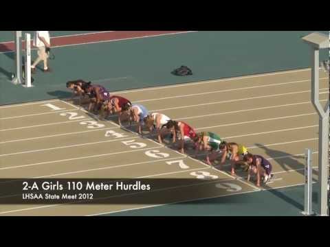 State Girls 2-A 110 Meter Hurdles.mov