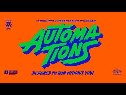 Resend Automations 소개 영상