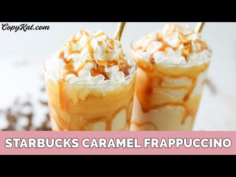 How to Make Starbucks Caramel Frappuccino