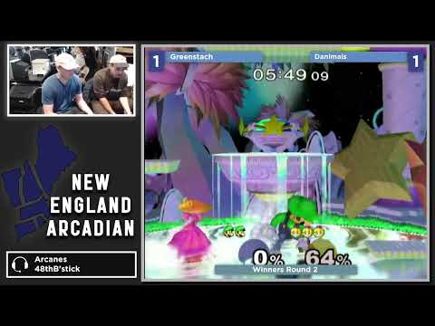 NE Melee Arcadian 11 - Greenstach (Luigi) vs. Danimals (Peach) - SSBM WR2