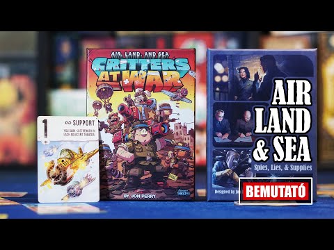 Hármas fronthatás | Air, Land & Sea bemutató - :: DRAFT :: Társasjáték vlog