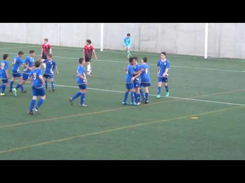 1 - 0 GOL DE  LAMADRID TELLO, IZAN VS L'HOSPITALET, CENTRE ESPORTS "D"