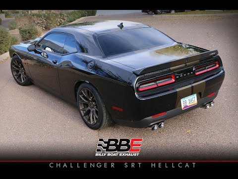 Challenger Hellcat fitted with a Billy Boat Exhaust