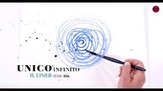 BORCIANI E BONAZZI UNICO INFINITO IL LINER PINCEL REDONDO EN PUNTA SINTÉTICO HIDRO MANGO CORTO SERIE 856