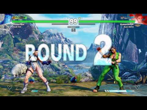 SFV~ Cammy (GamerBee) vs. Laura (Humanbomb) HD 4