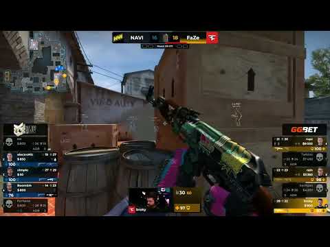 Broky wins a 1v2 vs NAVI to close out map 1 vs NAVI - Antwerp 2022 Major Final