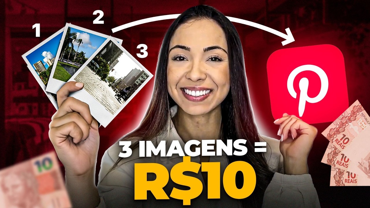 R$10,00 a cada 3 IMAGENS NO PINTEREST | Como ganhar dinheiro online usando o pinterest