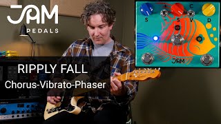 Video thumbnail for Jam Pedals Ripply Fall - Chorus/Vibrato & Phaser by AndyDemos