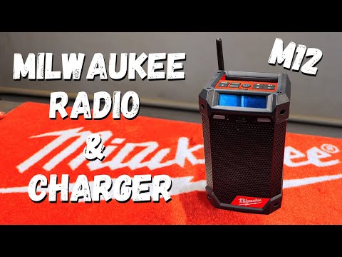 MILWAUKEE M12 DAB+ Bluetooth Radio and Battery Charger