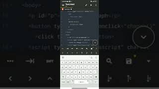 How to change html using JavaScript | Mobile Coding.