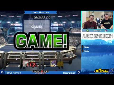 “Ascension 10/21/17” – [ePG] Pikmon (M2/G&W) v. Boringman (Sonic) – Losers Quarters