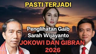 Download lagu INDONESIA 2026: TERNYATA INI yang Dilihat Sarah Wijayanto Tentang Indonesia — Jokowi dan Gibran mp3