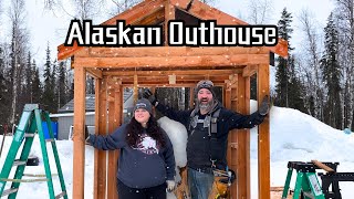 Building the Ultimate Mobile Outhouse at our off-grid Alaska Cabin