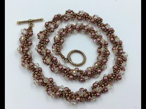 Basic Spiral Rope Necklace Tutorial