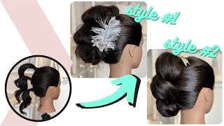 Cute Hairstyle - Quick & Easy - TRANSFORMATION from 3 ponytails into 2 Cute different Hairstyles!
