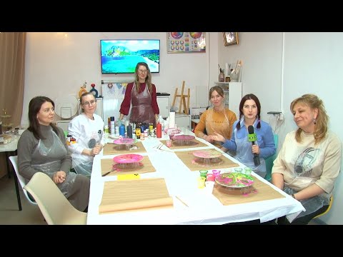 «Я в Бийске» - мастер-класс в технике флюид-арт (Бийское телевидение)