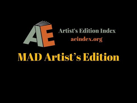 MAD Artist’s Edition (flip through)