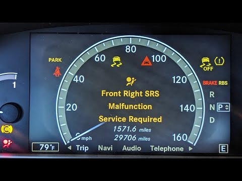 Mercedes Benz Front Right SRS Passanger Airbag Malfunction  Problem Troubleshooting B48/3 Weigh WSS