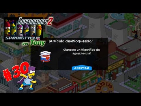 Los Simpson Springfield, Superhéroes 2 "Cap. 30 - El Frigorífico de Aguaciencia" por Tony
