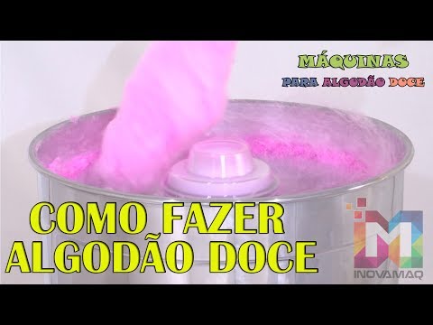 Máquina para algodão doce - Como fazer algodão doce