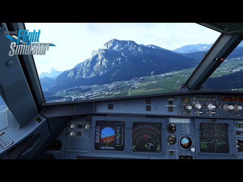 FS2020 | Fenix A320 | Stunning RNP Y into Salzburg