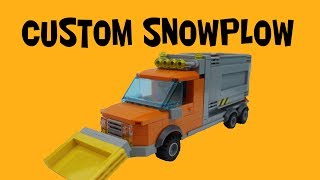 preview picture of video 'Custom Lego Snowplow'