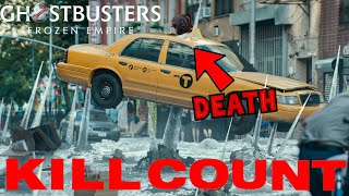 GHOSTBUSTER FROZEN EMPIRE (2024) Kill Count has deaths maybe