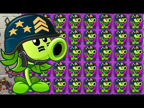 100% Mega Gatling Pea vs All Final Boss - Who Will Win? Plants vs Zombies 2 Mod