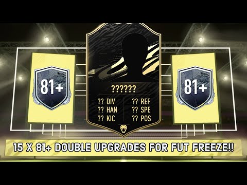 15x 81+ DOUBLE UPGRADE PACKS!! INSANE NEW FUT FREEZE CARDS!! - FIFA 21 ULTIMATE TEAM!