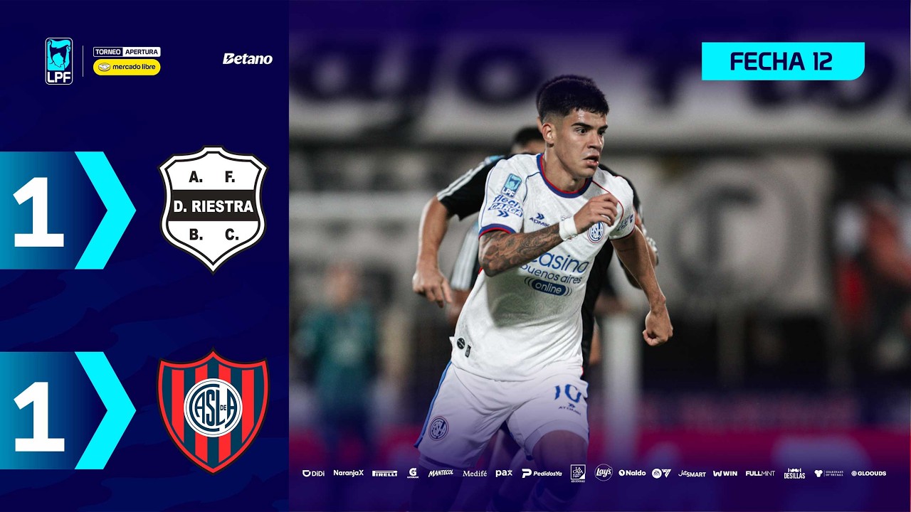 Deportivo Riestra vs San Lorenzo Highlights