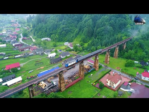 🚁🚂060-DA 60-1156-8 & R4110 Cluj Napoca-Salva-Vișeu de Jos-Sighetu Marmației in Romuli - 03 July 2021