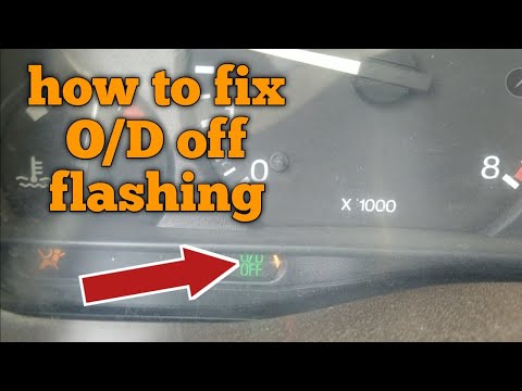 YouTube video about: How to fix overdrive light flashing?