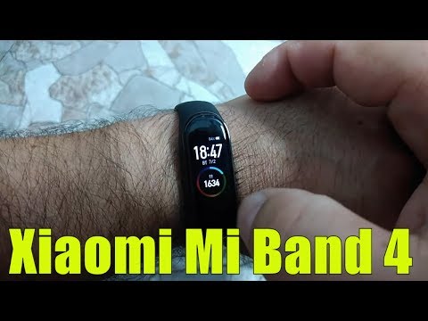 Обзор Xiaomi Mi Band 4 / Как настроить и синхронизировать с телефоном.