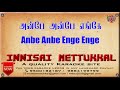Anbe Anbe Enge Enge Tamil Karaoke Tamil Songs Innisai Mettukkal
