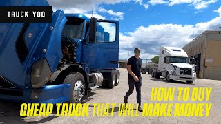 How to buy a cheap truck that will make money. Very cheap.