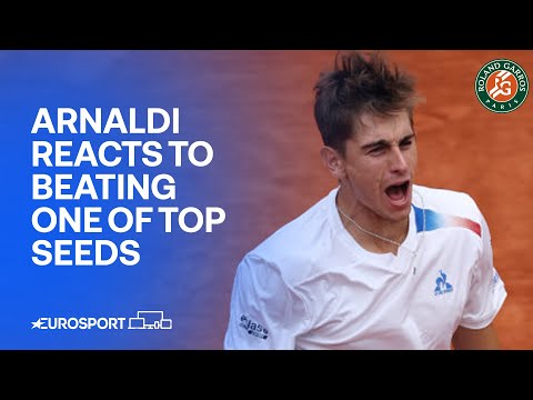 Arnaldi is emotional after HUGE win 👏 | French Open 2024 Highlights 🇫🇷