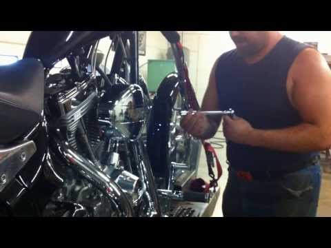 Installing a Big Radius Exhaust System on a Big Dog Motorcycle - Part 1